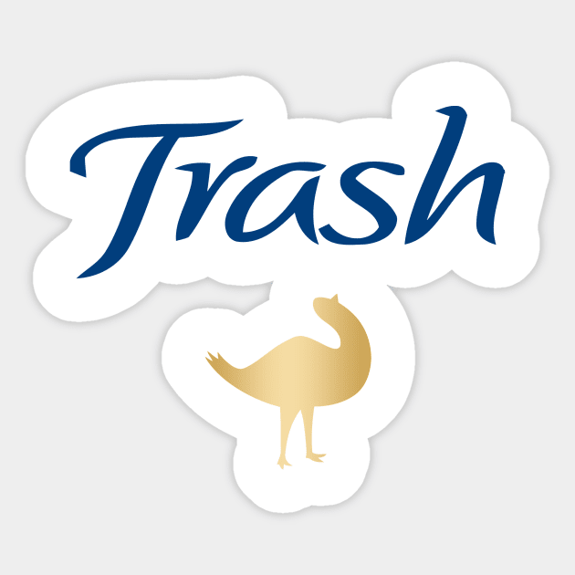 Trash Dove Sticker by NoobDesign15